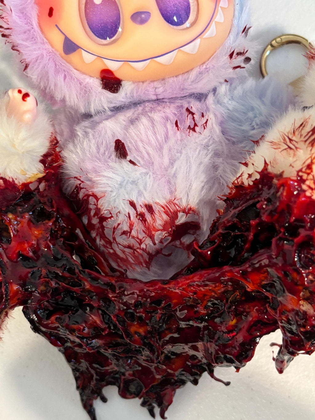Custom Made Labubu Lafufu Horror Doll! Made by me 1/1 nothing else like it! Halloween, Horror