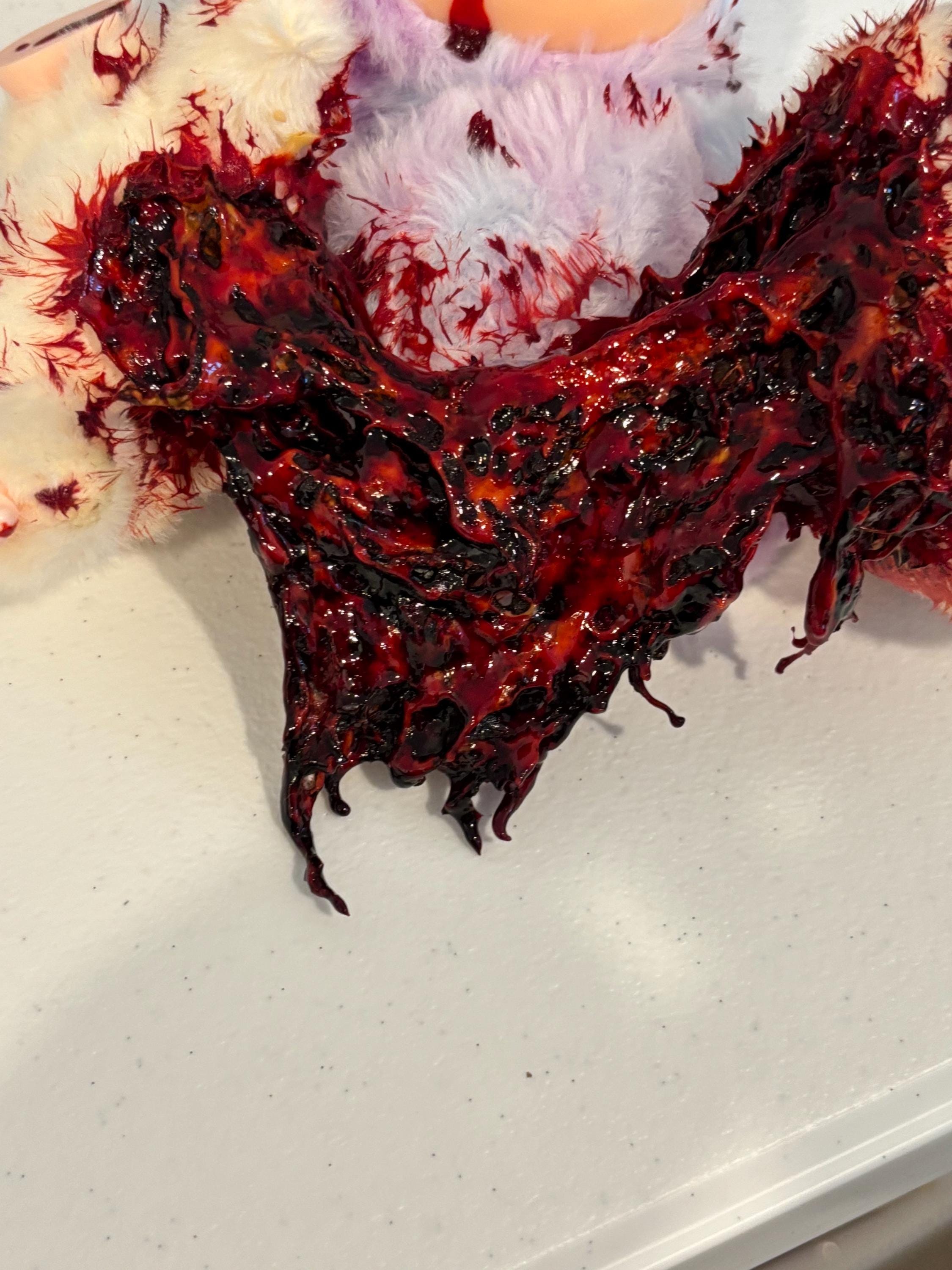 Custom Made Labubu Lafufu Horror Doll! Made by me 1/1 nothing else like it! Halloween, Horror