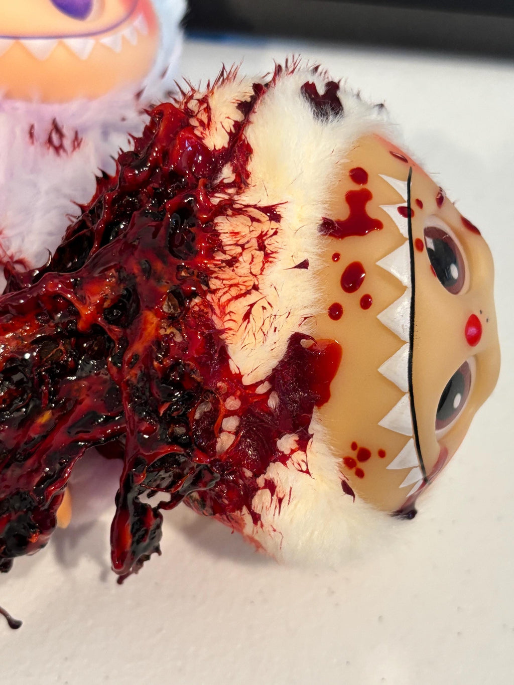 Custom Made Labubu Lafufu Horror Doll! Made by me 1/1 nothing else like it! Halloween, Horror